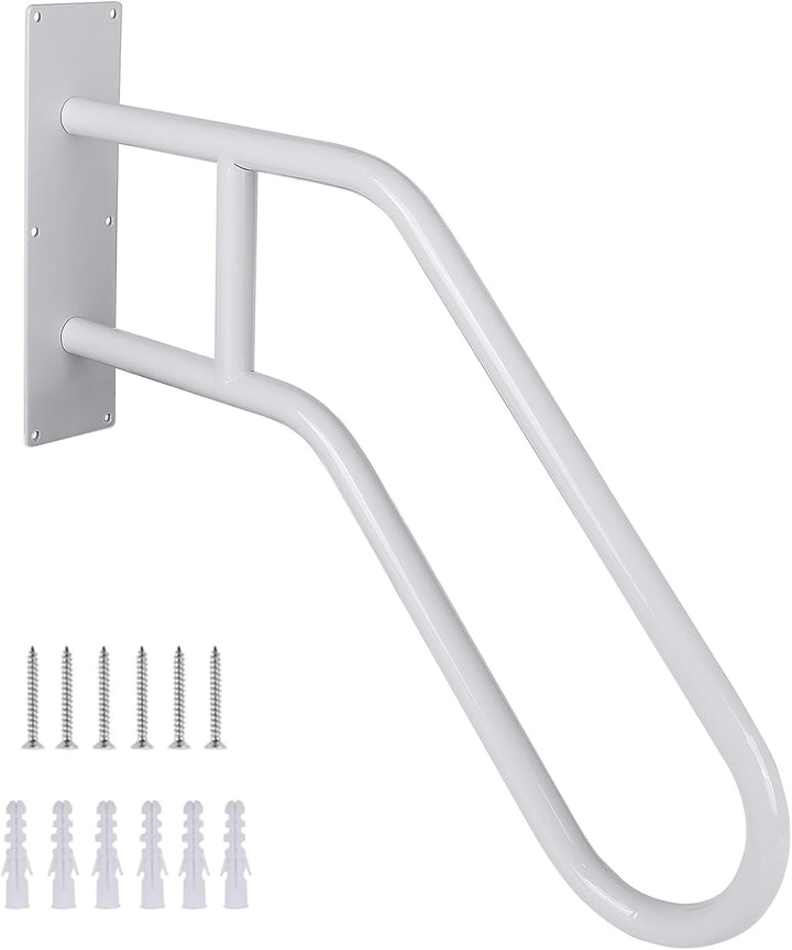 Treppe Handläufe, Edelstahl Treppengeländer Handlauf mit Beschlägen für 1-5 Stufen, Hochbelastbare H