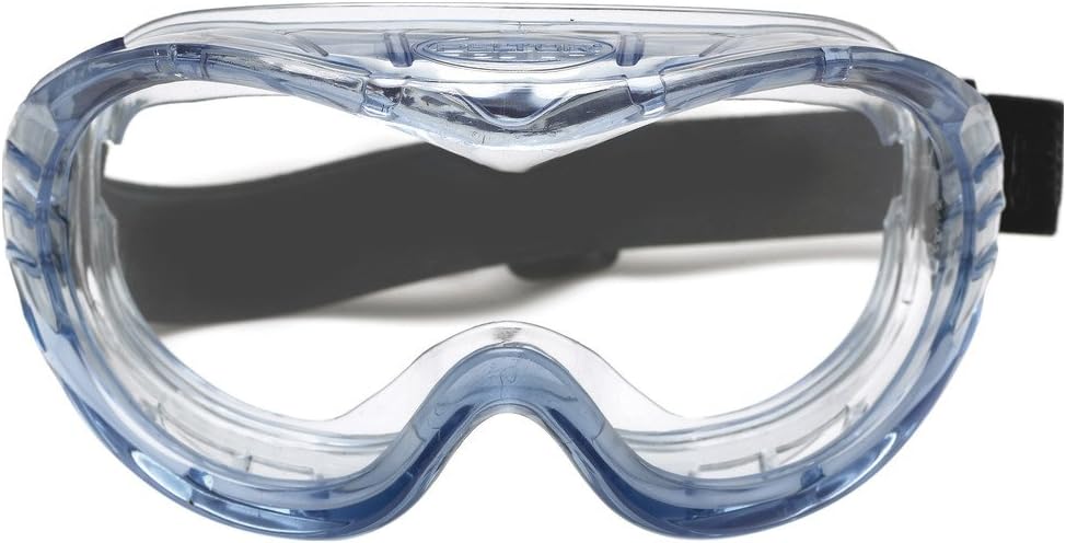 3M Kapselgehörschutz 90563E, Zusammenklappbarer Ohrenschützer & Fahrenheit Schutzbrille 71360-00012,
