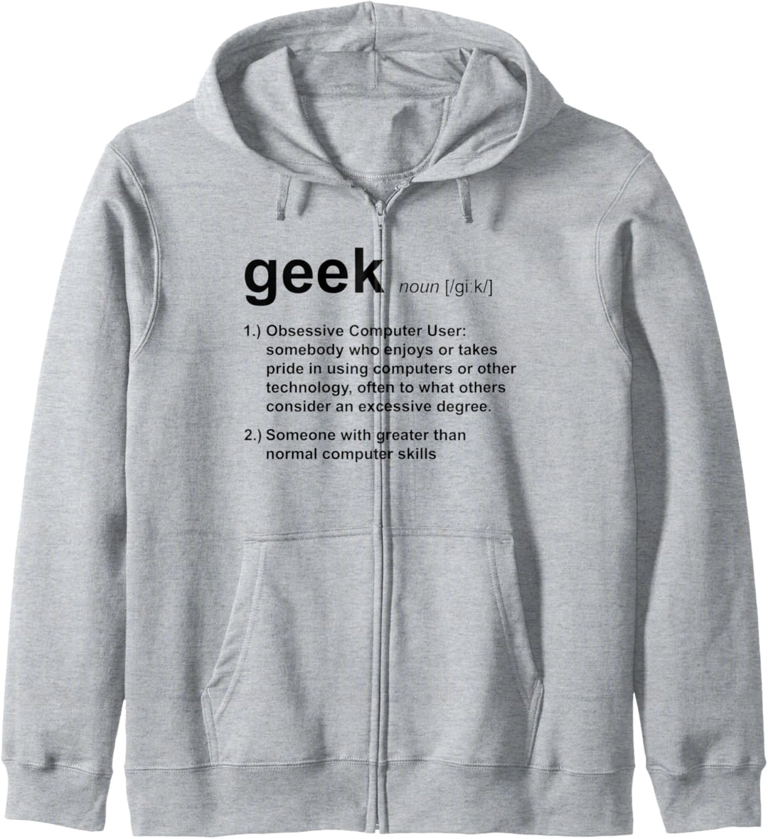 Geek Definition IT Administrator Software Entwickler Kapuzenjacke