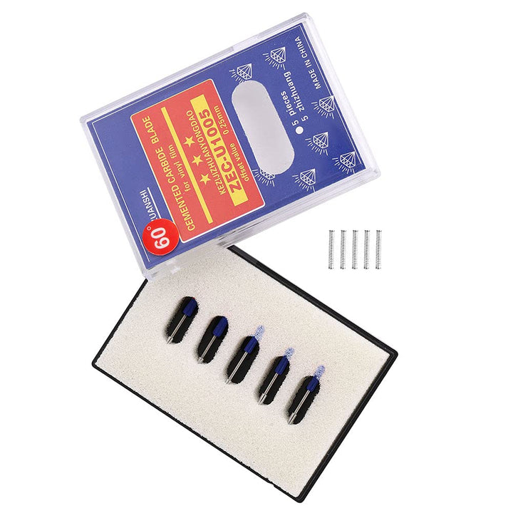 CB09 Halter + 15 Stück Hartmetall 60 ° Klingenschneidwerkzeug CB09 Graphtec Klinge Hochqualitativer