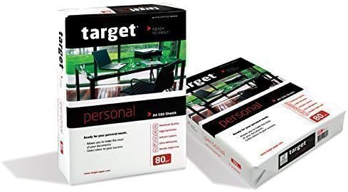 Target Personal Kopierpapier 80g/m² DIN-A4 2.500 Blatt Druckerpapier weiss