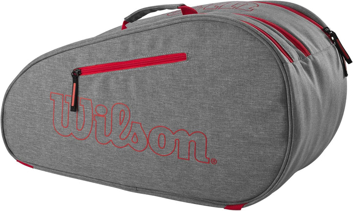 Wilson 22 x 11.5 x 12" / 56 x 29 x 31 cm Grau / Hellrot, 22 x 11.5 x 12" / 56 x 29 x 31 cm Grau / He