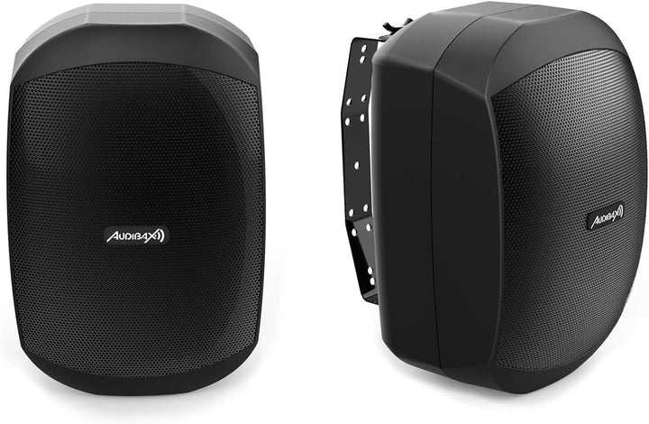 Audibax OVO 5 Black Pareja de Altavoces Pasivos Pared 5 Pulgadas 100v / 8 ohm IP65 Ovo 5 Schwarz, Ov