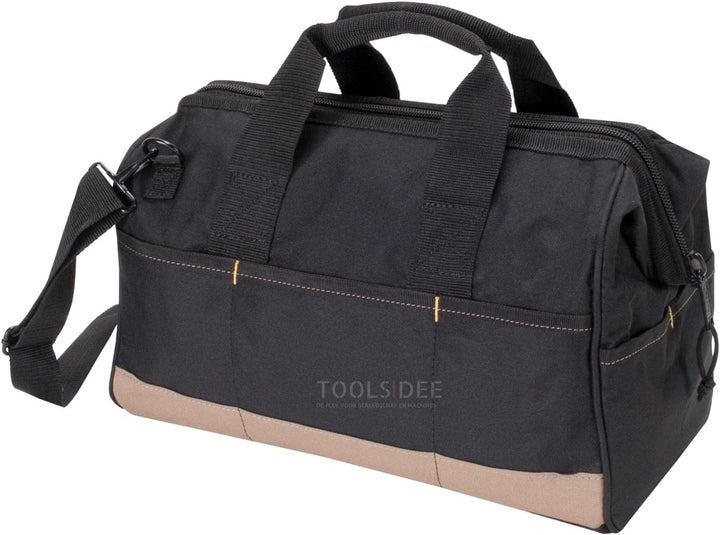 CLC BigMouth Werkzeugtasche mittelgross, 1001165, Werkzeugtasche mit extra grosser Öffnung und 22 Ei