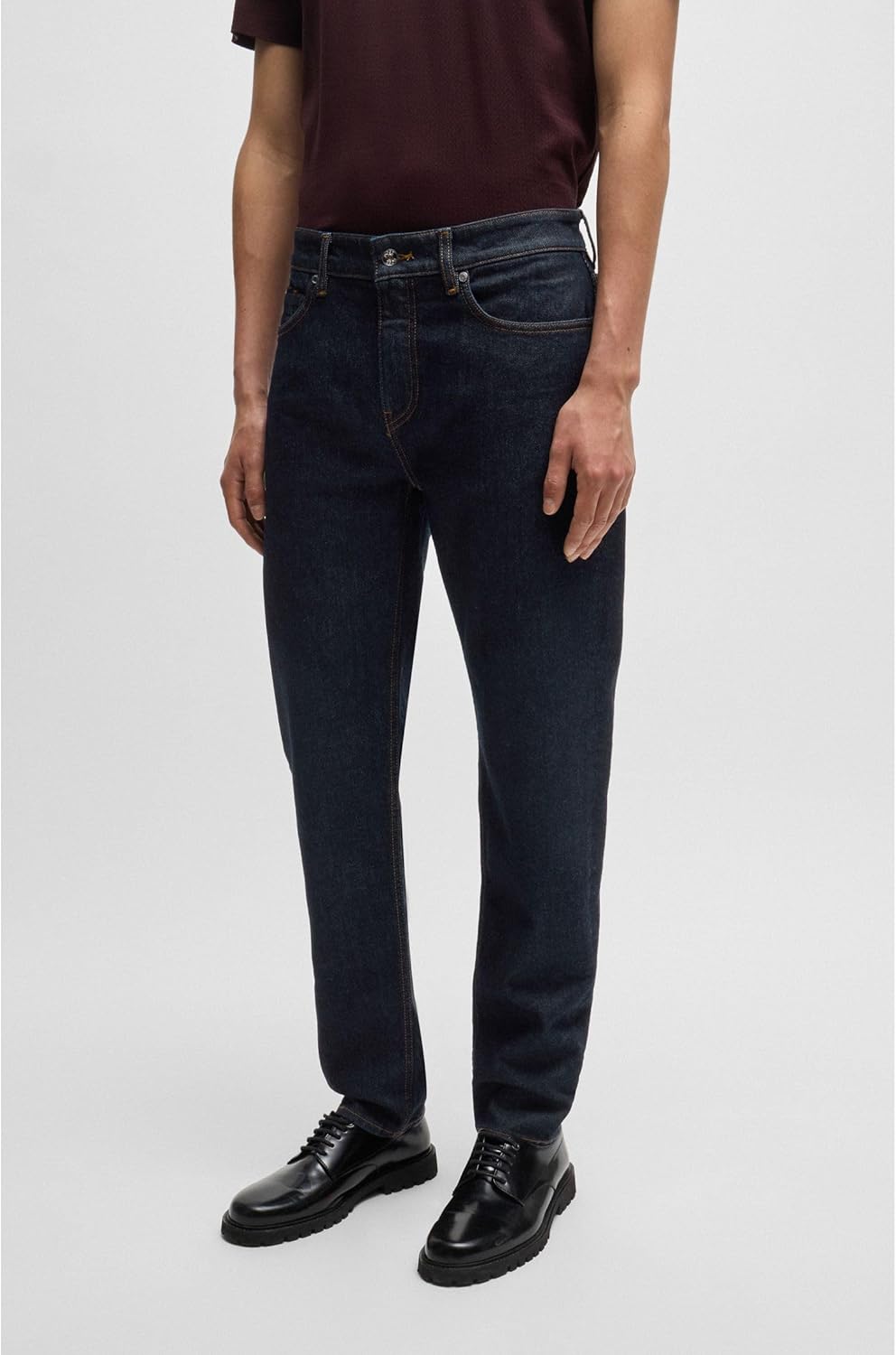 BOSS Herren H-Re.Maine Blaue Maine Regular-Fit Jeans aus bequemem Stretch-Denim 29W / 34L Blau, 29W