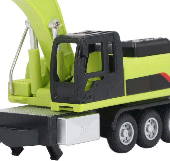 Srliya Muldenkipper mit Bagger, Unterhaltsames Multifunktionales Bagger-Muldenkipper-Modellspielzeug