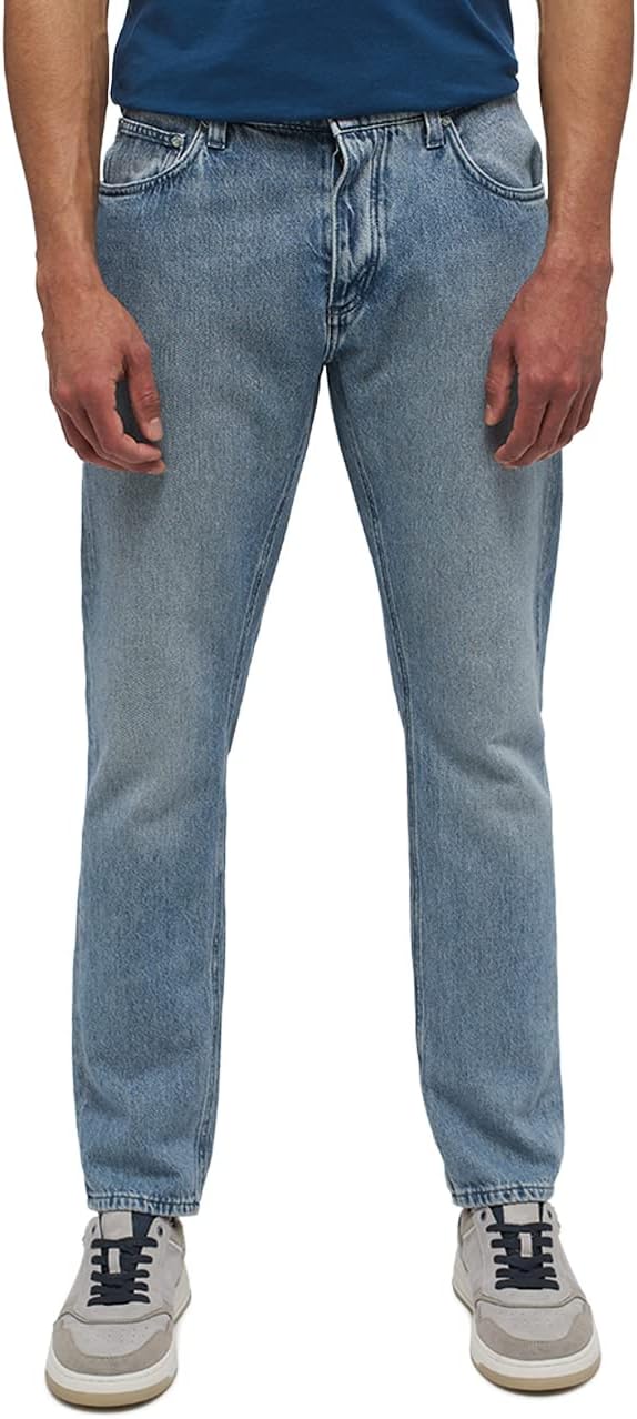 MUSTANG Herren Jeans Hose Style Toledo Tapered 32W / 34L Blau, 32W / 34L Blau