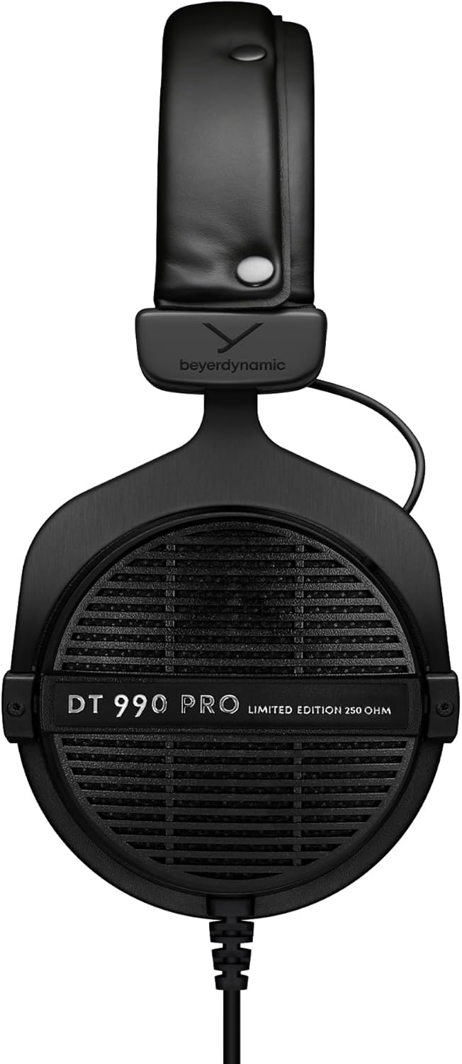 beyerdynamic DT 990 PRO Limited Black Edition 250 Ohm. Einseitig kabelgebundener Over-Ear-Studiokopf