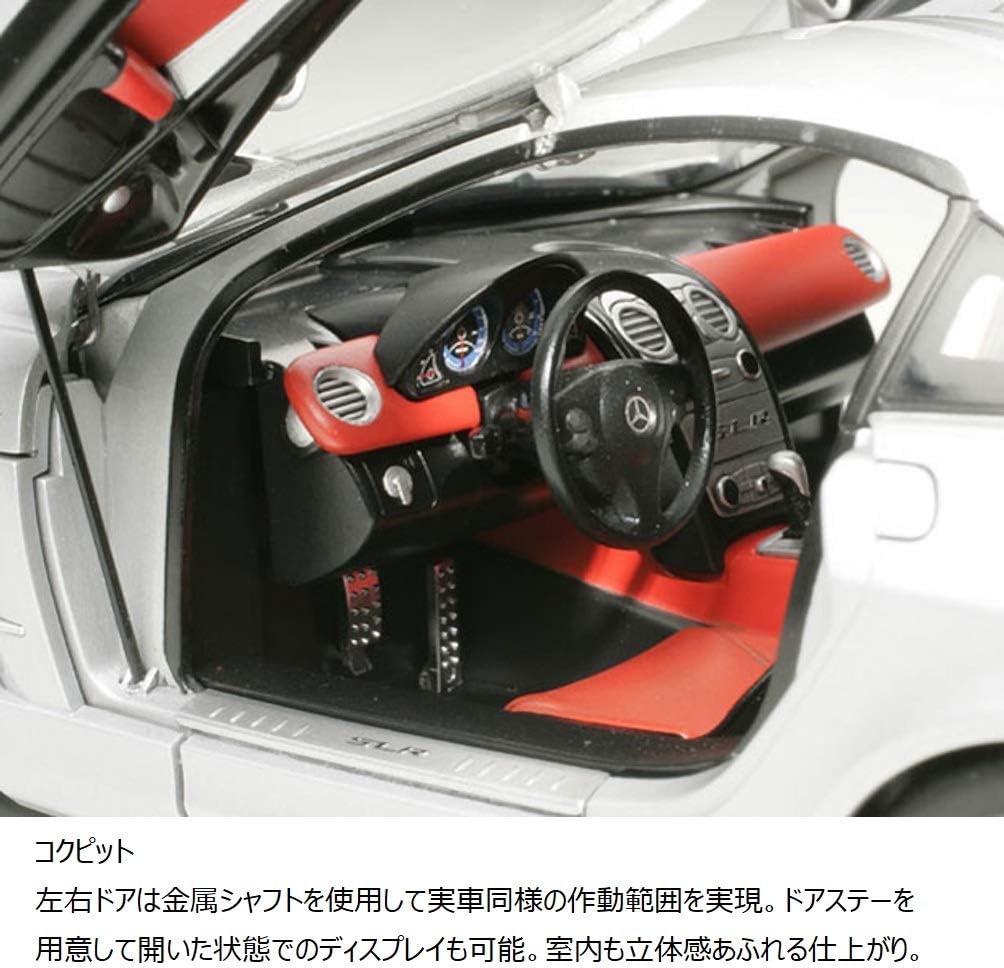 TAMIYA 300024290 - 1:24 Mercedes-Benz SLR McLaren Street, Silber, Mittel