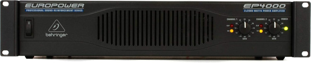 Behringer EUROPOWER EP4000 Professioneller 4.000-Watt-Stereo-Leistungsverstärker mit ATR-Technologie
