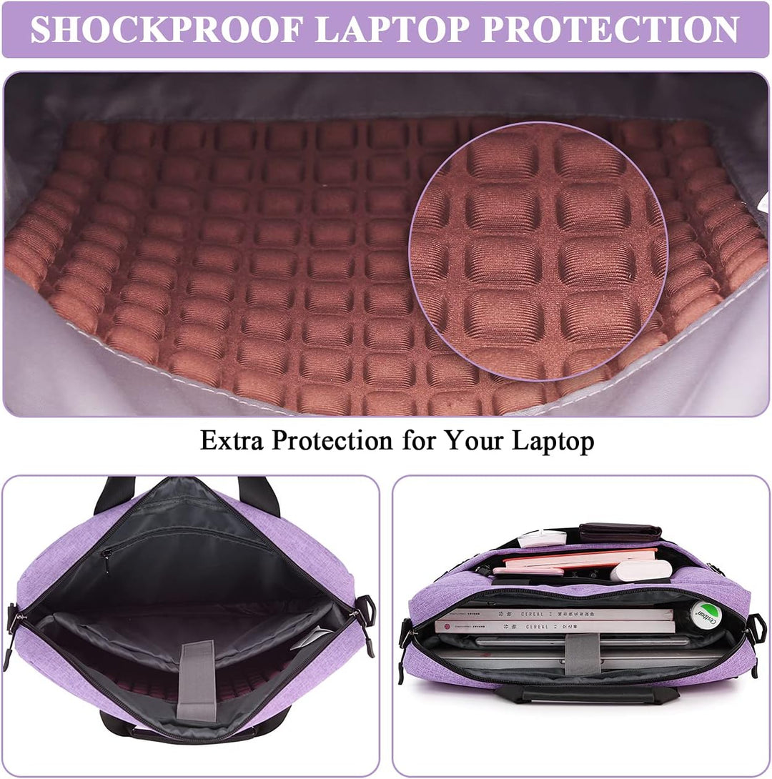 RAVUO Laptoptasche 39,6 cm (15,6 Zoll), wasserabweisend, Laptop, Büro, Aktentasche, stossfest, Messe
