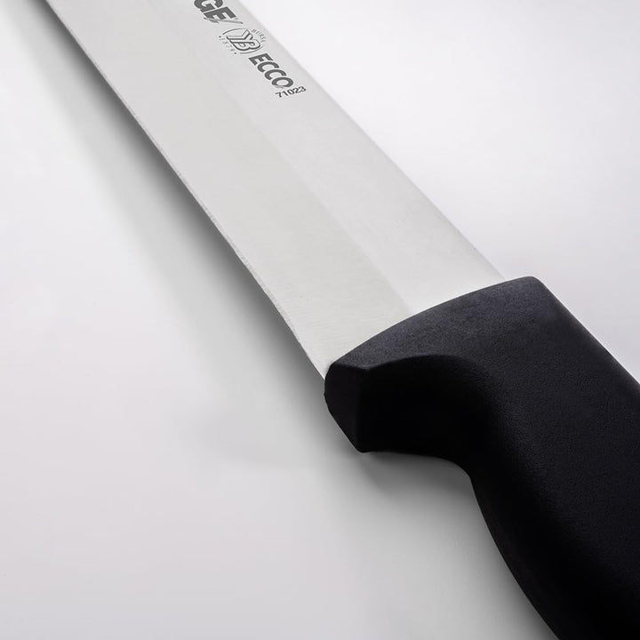 Pirge Ecco Dönermesser 50 cm Schwarz Harter Stahl - Aufschnittmesser - Schärfstes Döner Langmesser -