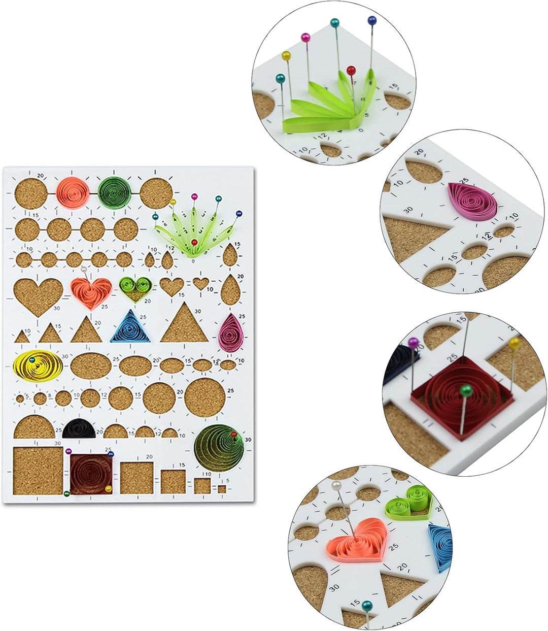YURROAD Quilling Werkzeug Set für Quilling Papier, 19pcs Quilling Zubehör mit Quilling Tool Stift Qu