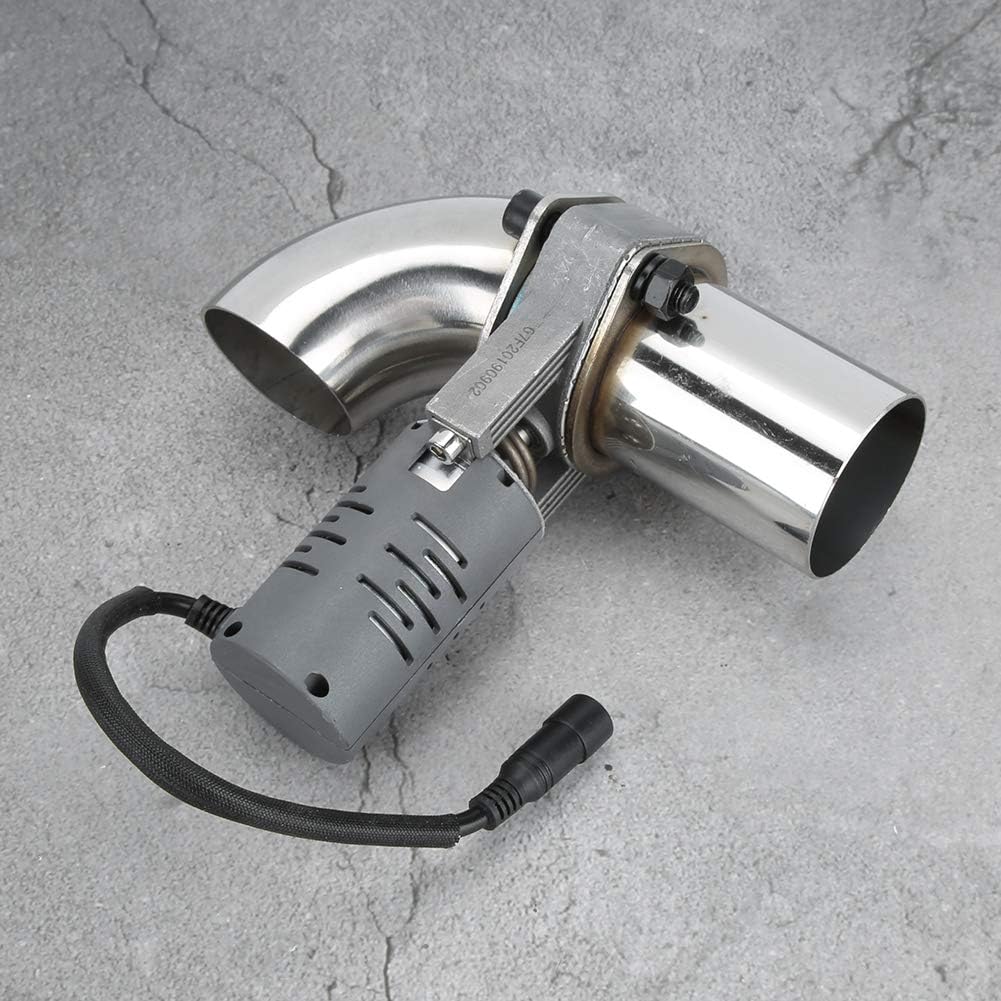 Auslassventil Schalldämpfer, 304 Edelstahl Elektrisches Auslassventil Schalldämpfer-Absperrventil Ca