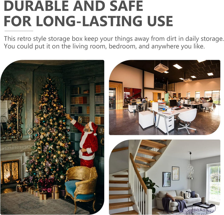 Rustikale Holzkisten, unbehandeltes Gehäuse: Holzkiste zum Basteln, Heimdekoration und Tafelaufsatz,