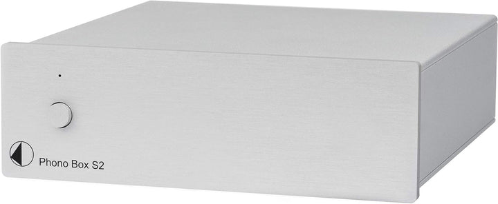 Pro-Ject Phono Box S2, „Best Buy“ MM/MC Phono Vorverstärker (Silber), Silber