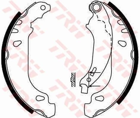 TRW GSK1070 Bremsbackensatz
