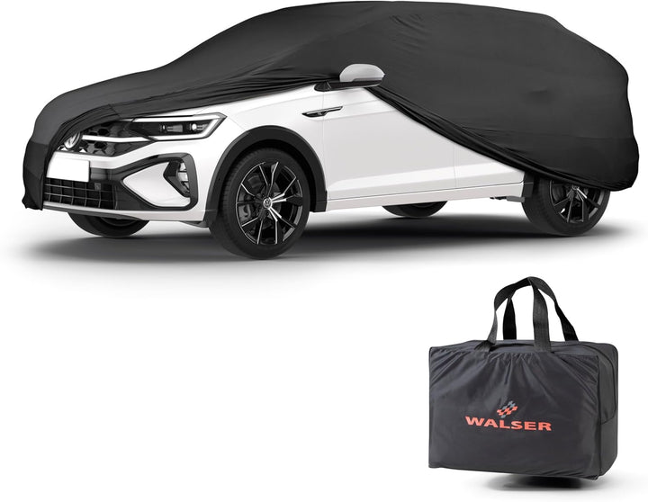 Walser Abdeckung Auto Indoor Stretch Basic, Autoabdeckung Winter, staubdichte Autogarage Abdeckung,