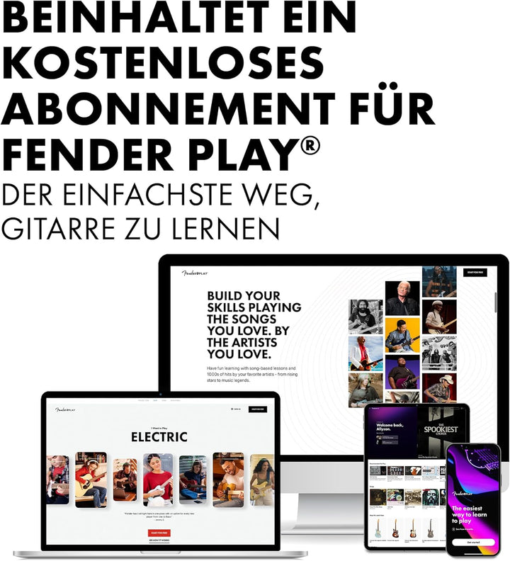 Fender CD-60SCE Dreadnought Akustikgitarre, Walnussgriffbrett, Schwarz Schwarz Rechtshänder, Schwarz