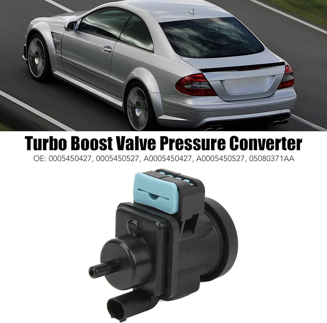 12 V Turbo Boost Valve Druckwandler, Turbolader Vakuum Druckwandler Magnetventil A0005450527 Ersatz