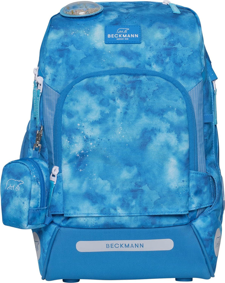 BECKMANN, Schulrucksack-Set Active Air FLX, 6-teilig, Grundschule, inkl. Regenüberzug, 22L Ocean, Oc