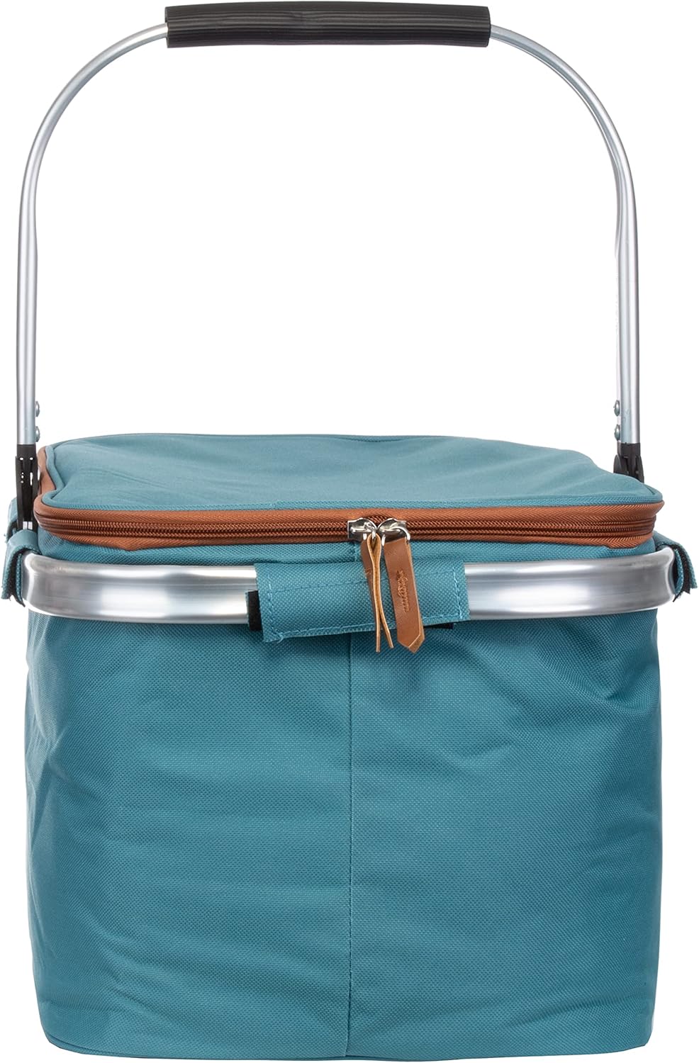 Brandsseller Einkaufskorb 26 Liter Faltbarer Kühlkorb mit Deckel Einkaufstasche Picknickkorb mit Rei