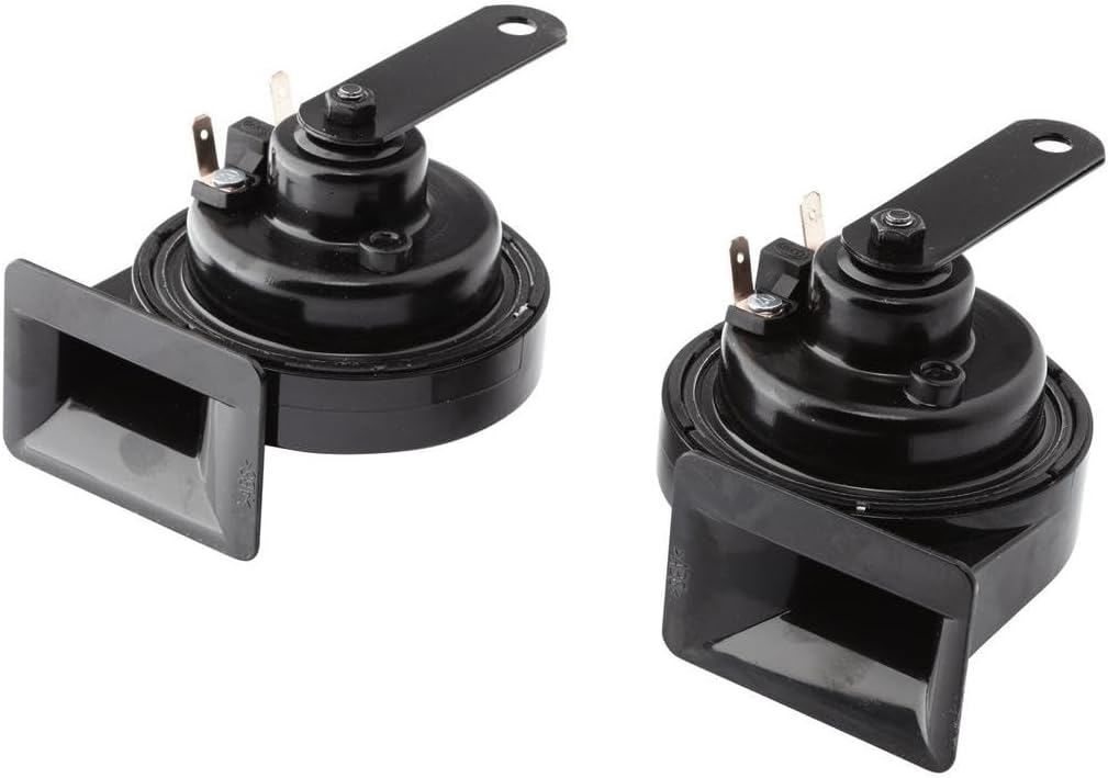 HELLA Fanfare - HEAVY DUTY HORN TE30 SET - 24V - 110dB(A) - Frequenzbereich von: 410Hz - Frequenzber