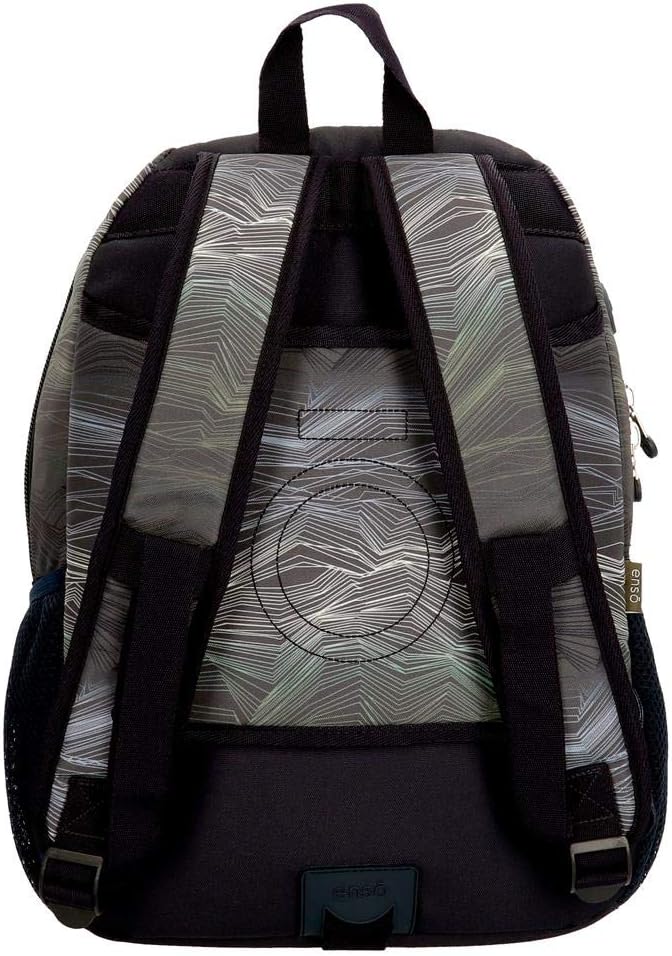 Enso Graffiti Doppelfach-Rucksack An Trolley anpassbar Mehrfarbig 32x44x17 cms Polyester 20.13L Adap