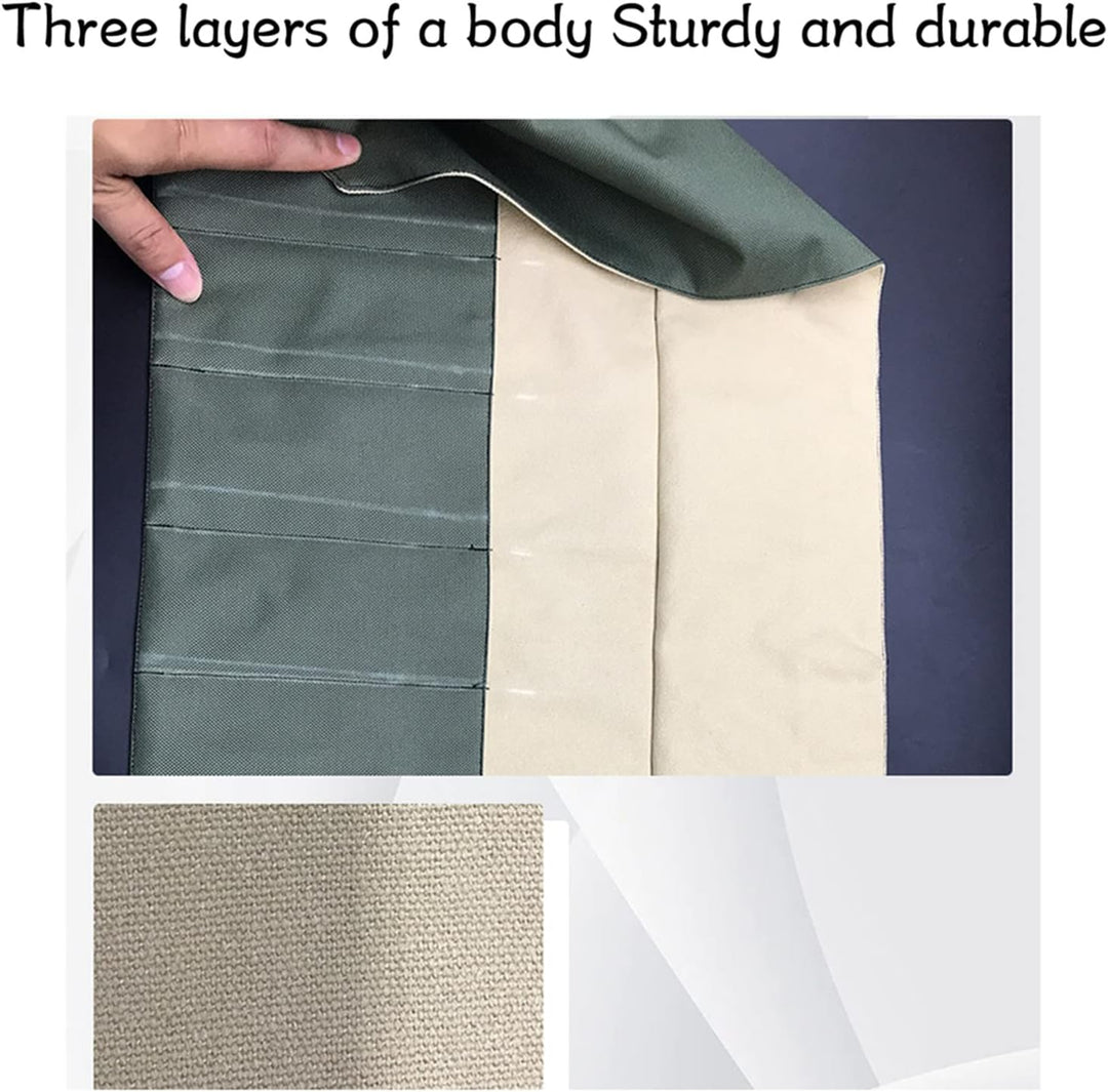 Nikou Gartenwerkzeug Set Bonsai-Werkzeugtasche, Wasserdichte Canvas-Multifunktions-Kompakt-Bonsai-We