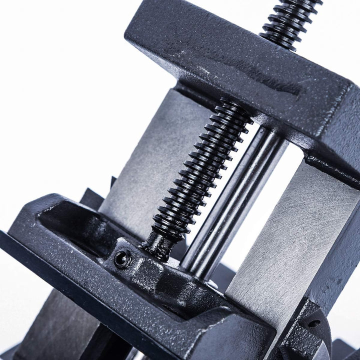 TOPWAY Bohrmaschinen Schraubstock Kippbarer 3" 75mm, Professionelle Säulenbohrmaschine Fräsen Kippwi