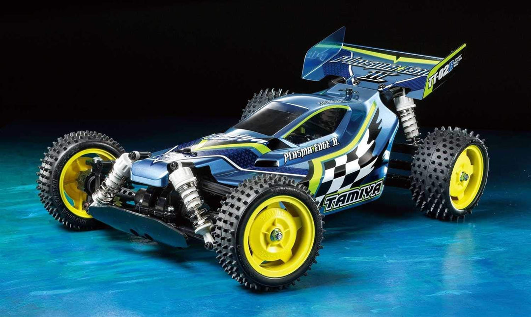 TAMIYA TAM58630 1:10 RC Plasma Edge II (TT-02B) - ferngesteuertes Auto/Fahrzeug - Off Road Race Bugg