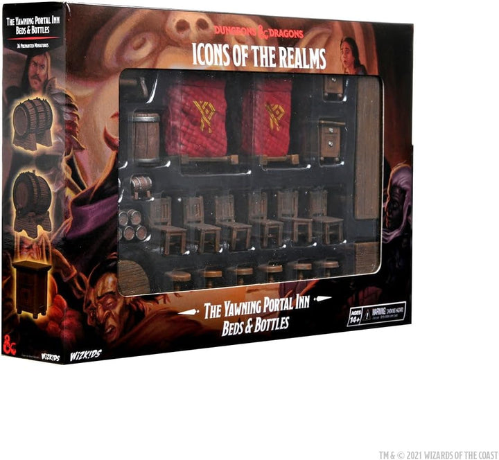 WizKids/NECA WZK96044 Accessories Bett und Flaschen, Bett und Flaschen