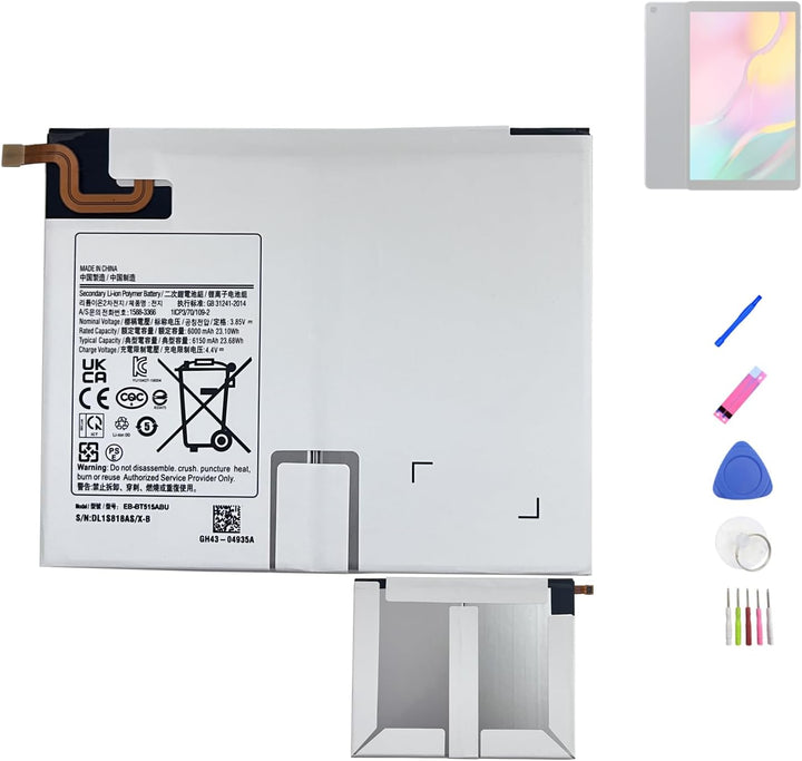 HIGHAKKU Ersatzakku EB-BT515ABU kompatibel mit Samsung Galaxy Tab A 2019 SM-T510 SM-T515, Tab A 2019