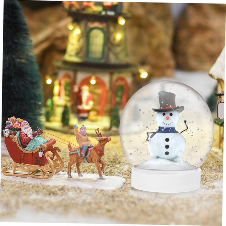 HOMSFOU 10 Stück Weihnachten DIY Schneekugel Requisite Weihnachten DIY Basteln Herstellung DIY Herst