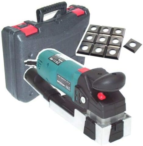 55187 Lackfräse 710W + 10 Ersatzmesser Lackschleifer Fräse Schleifgerät Koffer AWZ, Hobel Elektrohob