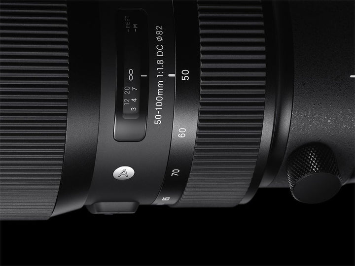 Sigma 50-100mm F1,8 DC HSM Art Objektiv für Nikon F Objektivbajonett 82mm für Nikon Single, 82mm für