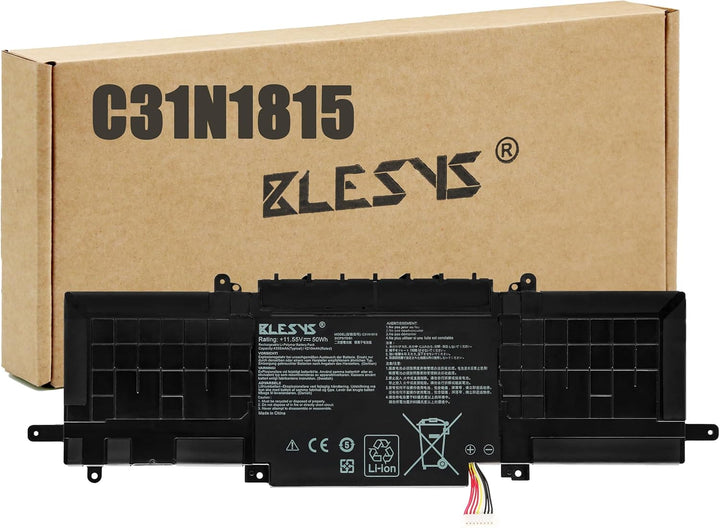 BLESYS C31N1815 Laptop Akku für Asus ZenBook 13 UX333F UX333FA UX333FN RX333FA RX333FN BX333FN U3300
