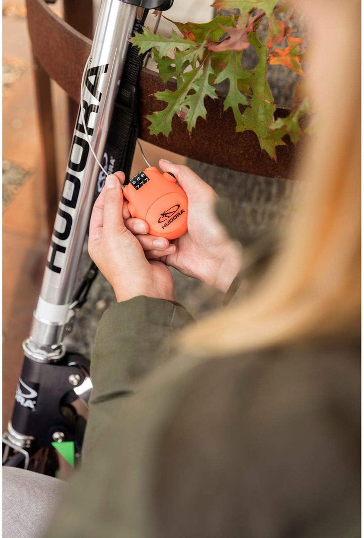 HUDORA BigWheel Air 230 Scooter - Tretroller mit/ohne Handbremse - Stabiler Aluminium-Roller mit Luf