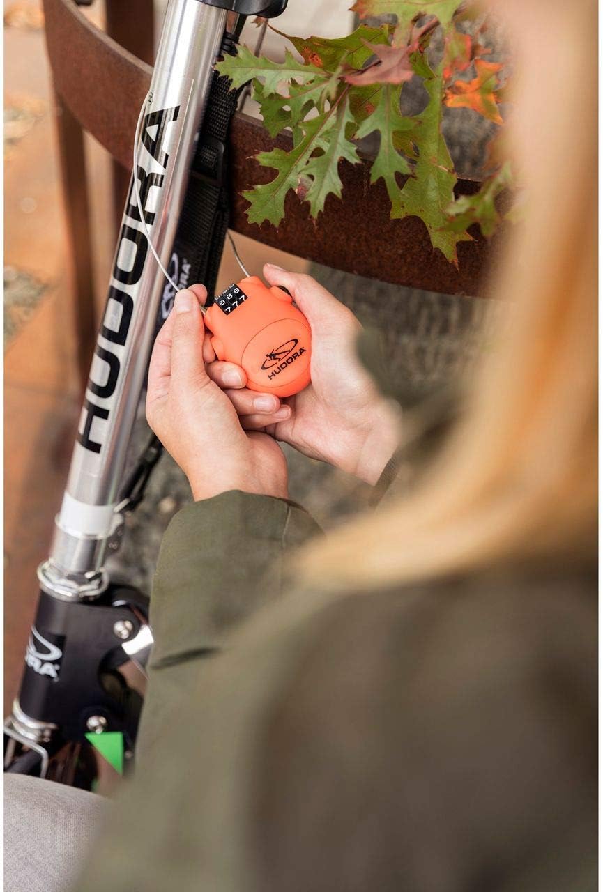 HUDORA BigWheel Style 230 Scooter - Stabiler Aluminium-Roller mit grosser Trittfläche - Höhenverstel