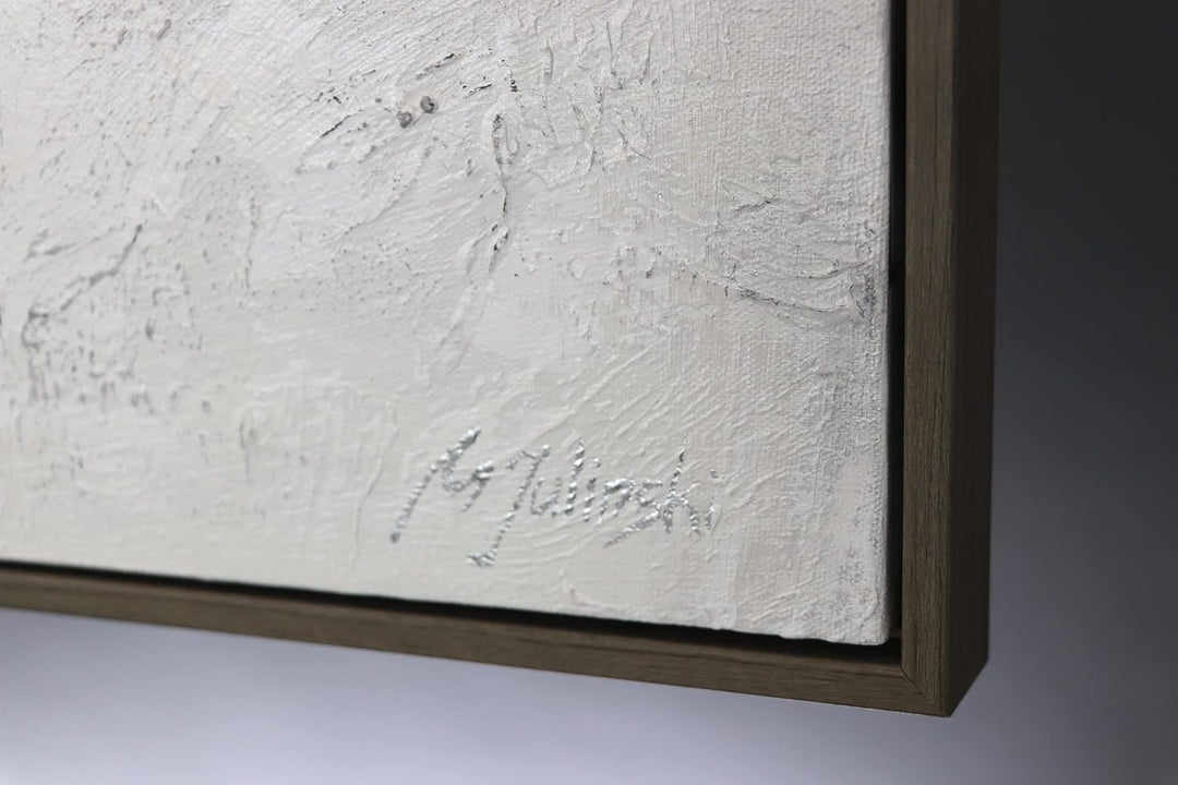YS-Art Abstrakt Acryl Gemälde auf Leinwand mit Rahmen Stabilität handgemalt Wandbilder Wohnzimmer mo