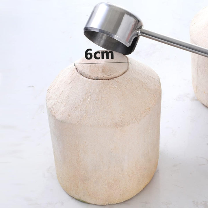 HZIYOU Kokosnussöffner-Werkzeug-Set, Edelstahl-Kokosnussöffner-Kit in Lebensmittelqualität, Schalenö