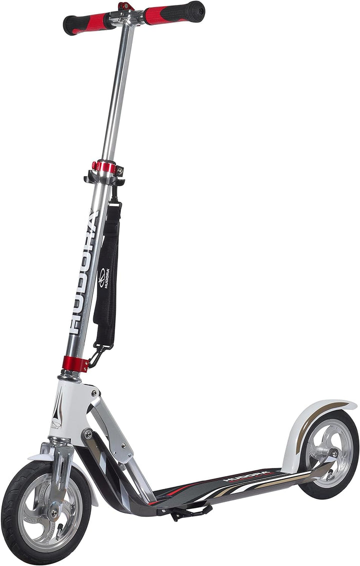 HUDORA BigWheel 205 Scooter - Tretroller für Kinder und Erwachsene - Cityroller bis zu 120 kg - Klap