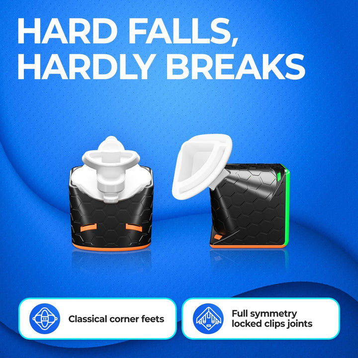 GAN 356RS Zauberwürfel Klassisch 3x3, Speed Cube Original mit IPG & GES+, Magic Cube Stickerlos, GAN