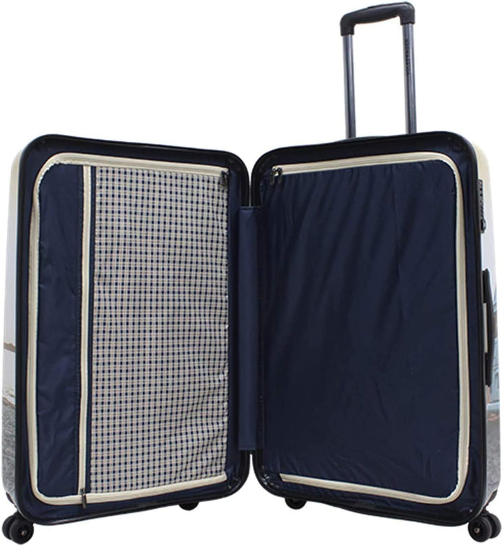 Bowatex Print Bulli T2 Camper Bus Reise Koffer Trolley 4 Rollen 67 cm medium