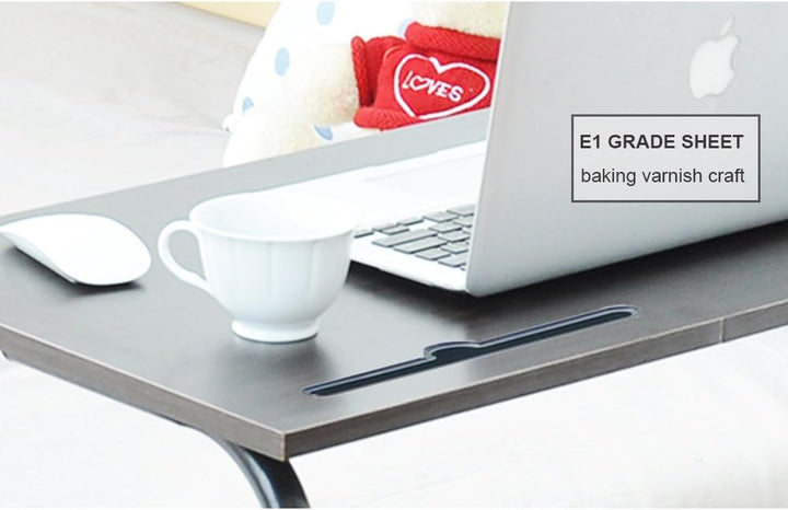 sogesfurniture höhenverstellbar Laptoptisch Computertisch mit Tablet Steckplatz, 80 * 40cm PC Tisch