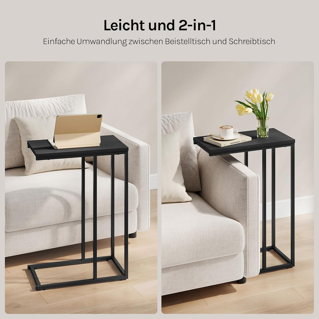 WOLTU® Beistelltisch Kaffeetisch Couchtisch Sofatisch Nachttisch Betttisch Laptoptisch, Gestell aus