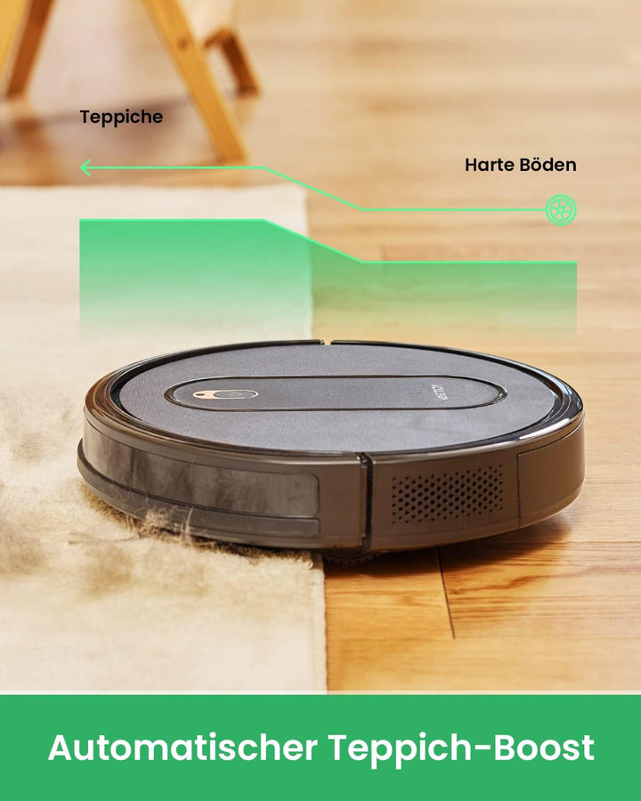 Vactidy Nimbel T6 Saugroboter mit 2800 Pa Saugkraft,120 Min Laufzeit,Staubsauger Roboter mit Alexa&G