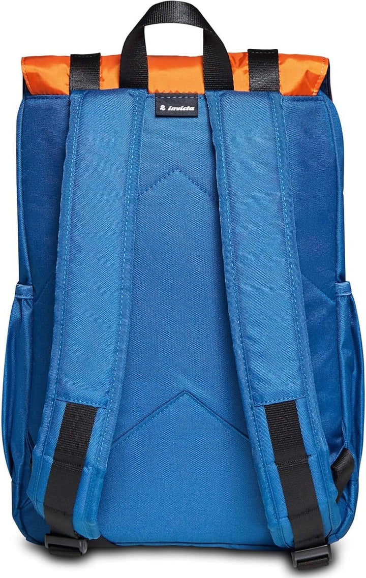 INVICTA CHAT COLORBLOCK LEGACY, Rucksack aus nachhaltigem Stoff, Praktisch & Unisex, Leicht, kompakt