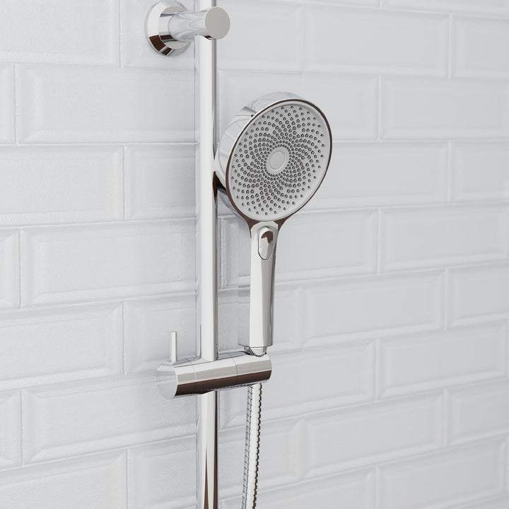 SCHÜTTE Handbrause SAMOA RAIN | Samtstrahl-Technologie | Duschkopf mit über 300 Düsen | 3 einstellba