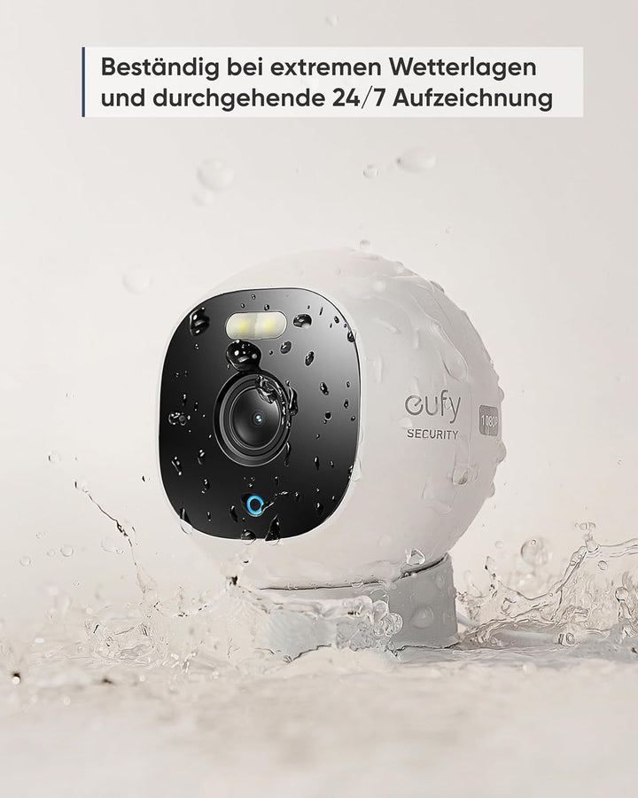 eufy Security Solo OutdoorCam C22, All-in-One eigenständige Überwachungskamera für Aussenbereiche, m
